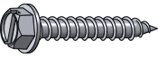Sheet metal screw, hex head